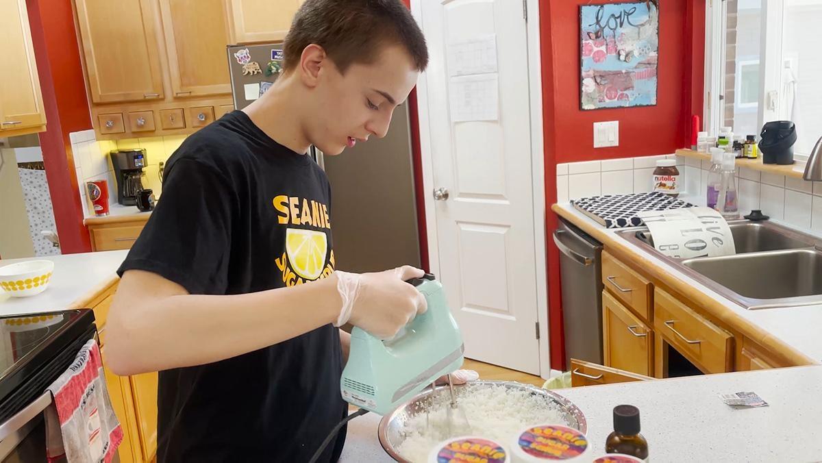 Denver teen and his mother start sugar scrub business during Covid19